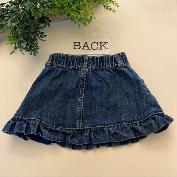 GYMBOREE Denin Skirt w/ Embroidered Cupcake, Size 12-18 Months (2011 Collection) - Picture 5 of 10